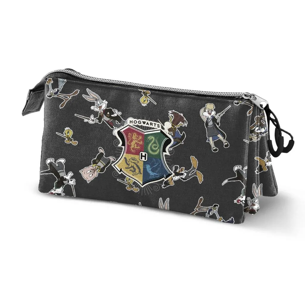 LOONEY TUNES to Hogwarts - Triple Pencil Case '23x11x7cm'