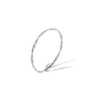 Marco Bicego Marrakech Collection 18K White Gold Stackable Bangle