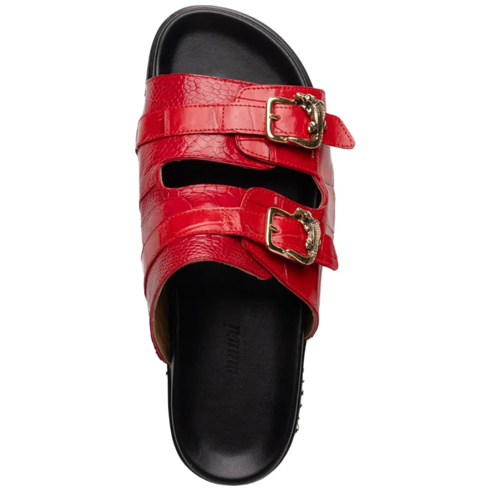 Mauri 5199 Alligator/ Ostrich Leg Red