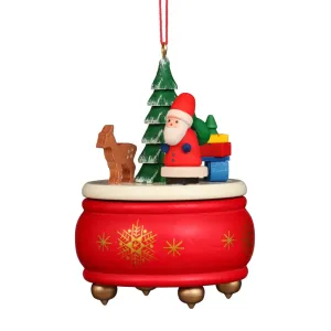 Music Box - Red Santa - Christmas Tree Decoration (Pre-Order Item)