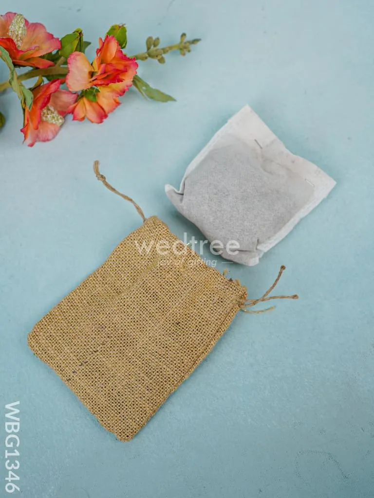 Natural Fragrance Jute String Bag -WBG1346