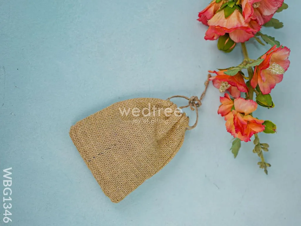 Natural Fragrance Jute String Bag -WBG1346