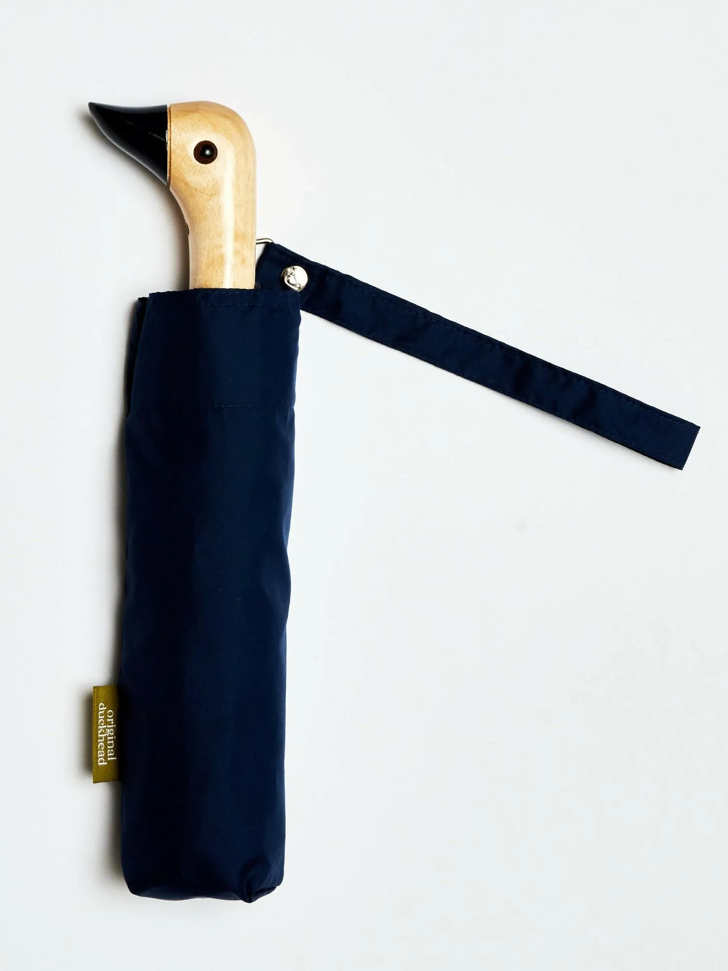 Navy Eco-Friendly Compact Duck Umbrella