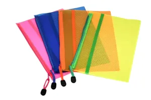 Neon Netting PVC Pouch