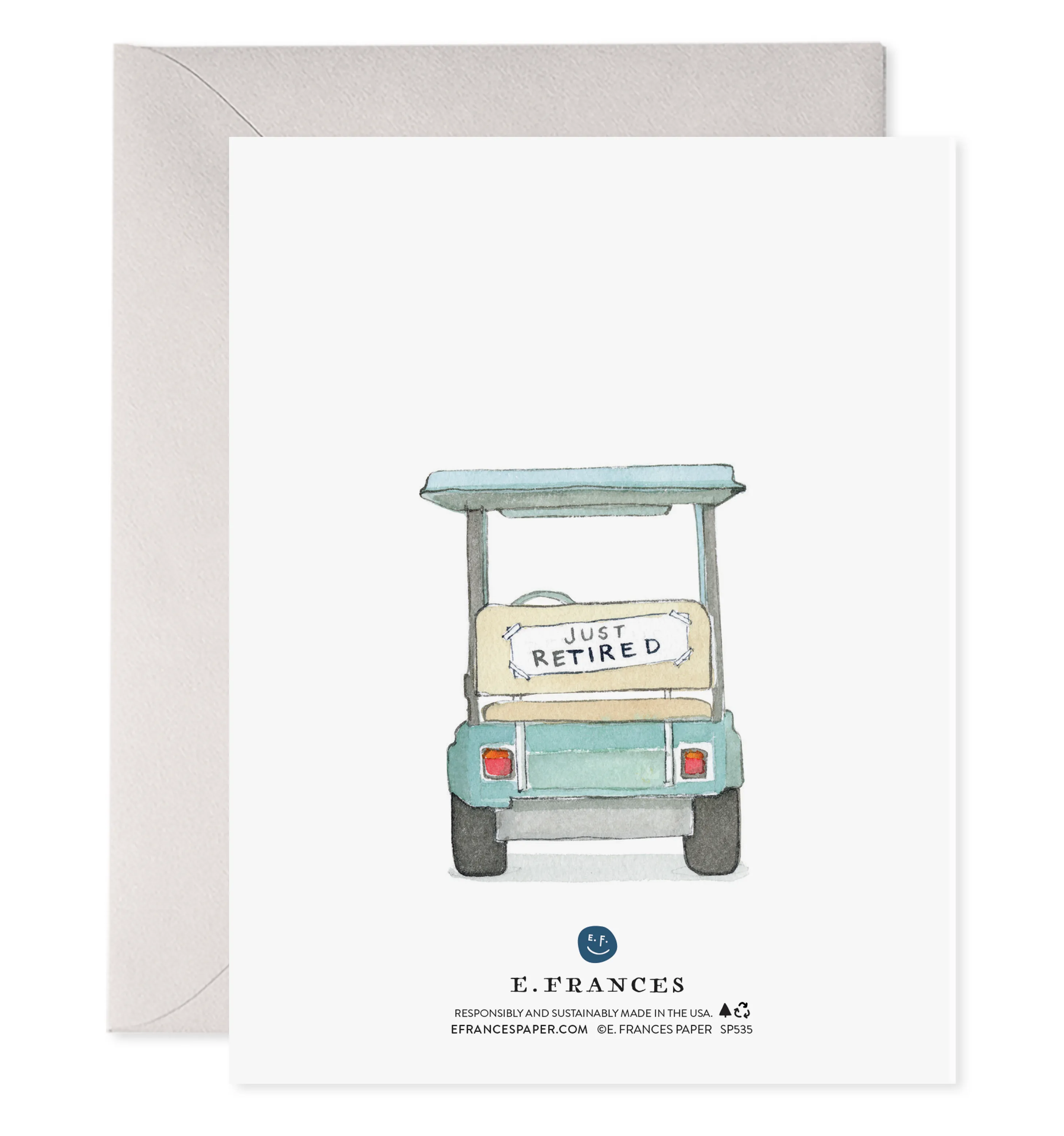 New Monday Blues | Retirement Golf Greeting Card