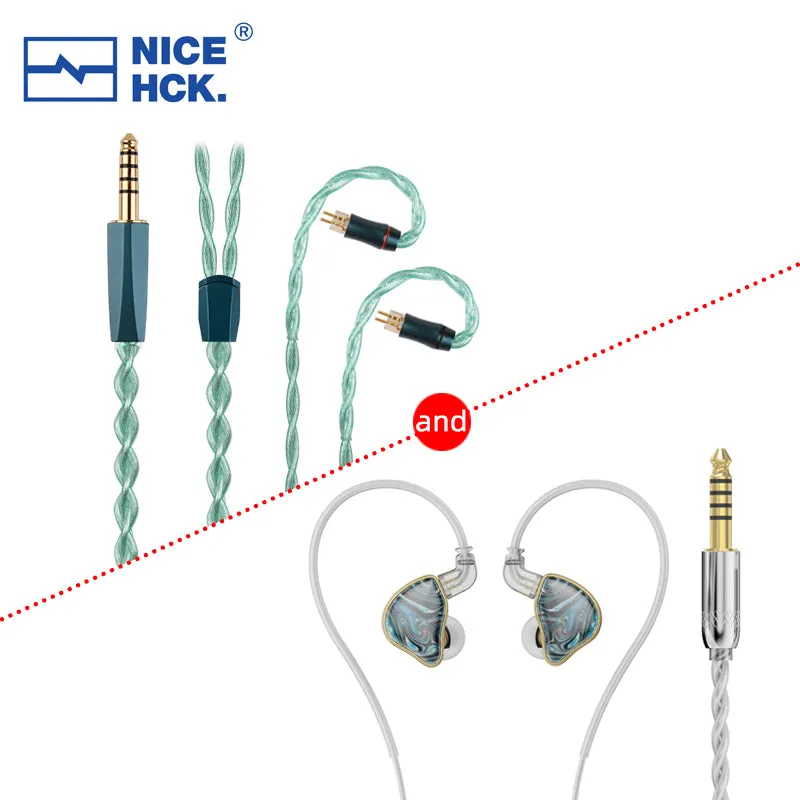 NiceHCK NX7 MK4 HiFi Audiophile IEM In Ear Monitor Earphones 7 Driver Units Hybrid Music Sport Earbud With Detachable 0.78mm 2Pin Cable MK3, NX7MK4 Headphone