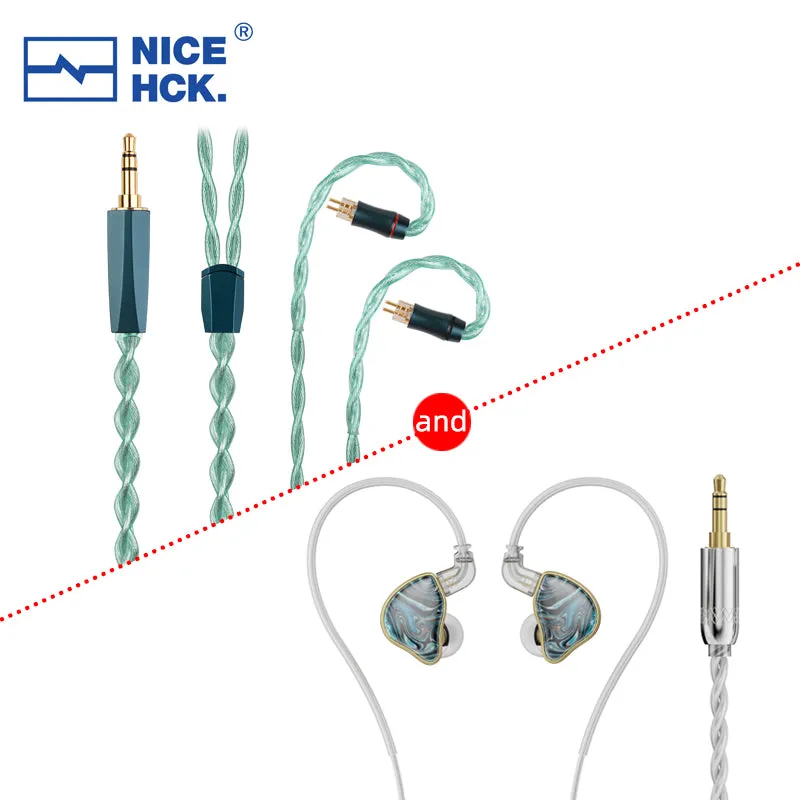 NiceHCK NX7 MK4 HiFi Audiophile IEM In Ear Monitor Earphones 7 Driver Units Hybrid Music Sport Earbud With Detachable 0.78mm 2Pin Cable MK3, NX7MK4 Headphone