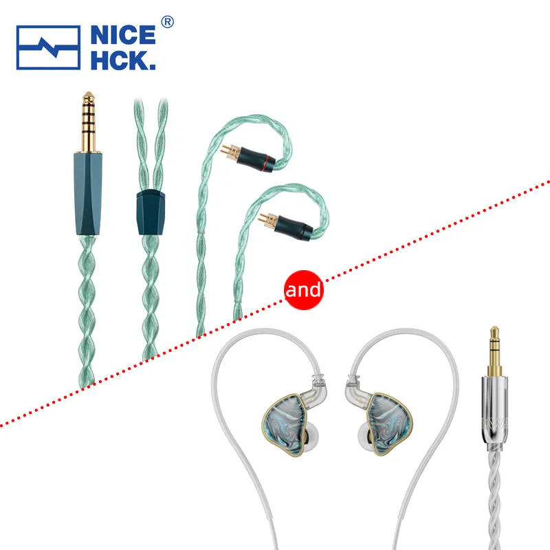 NiceHCK NX7 MK4 HiFi Audiophile IEM In Ear Monitor Earphones 7 Driver Units Hybrid Music Sport Earbud With Detachable 0.78mm 2Pin Cable MK3, NX7MK4 Headphone