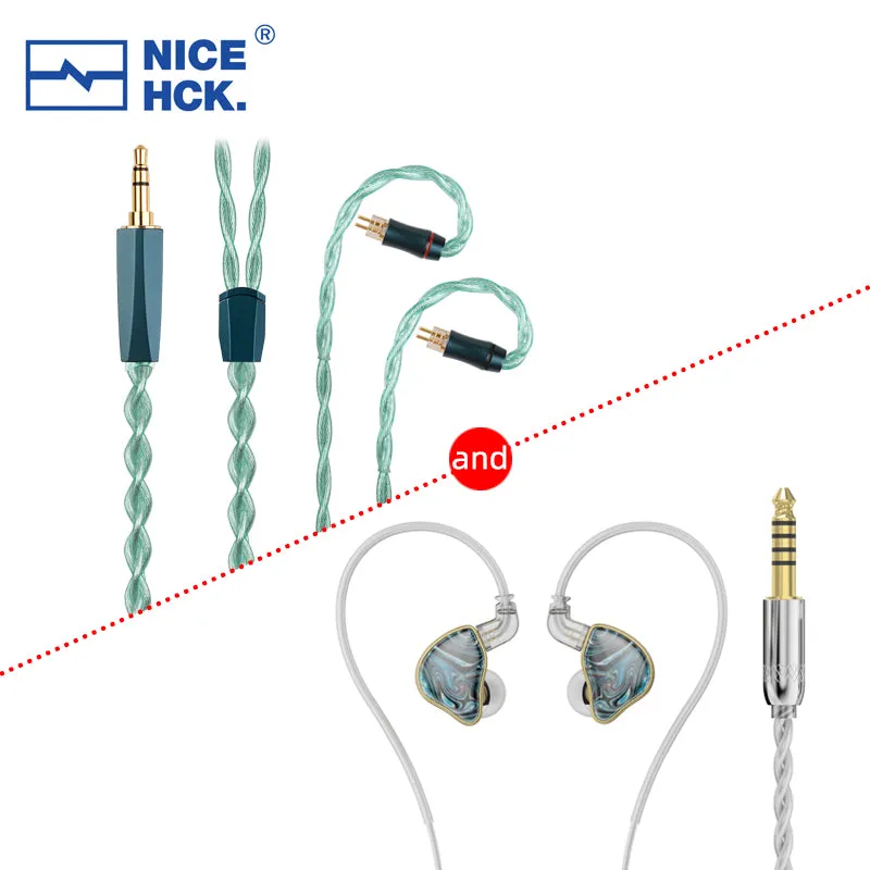 NiceHCK NX7 MK4 HiFi Audiophile IEM In Ear Monitor Earphones 7 Driver Units Hybrid Music Sport Earbud With Detachable 0.78mm 2Pin Cable MK3, NX7MK4 Headphone