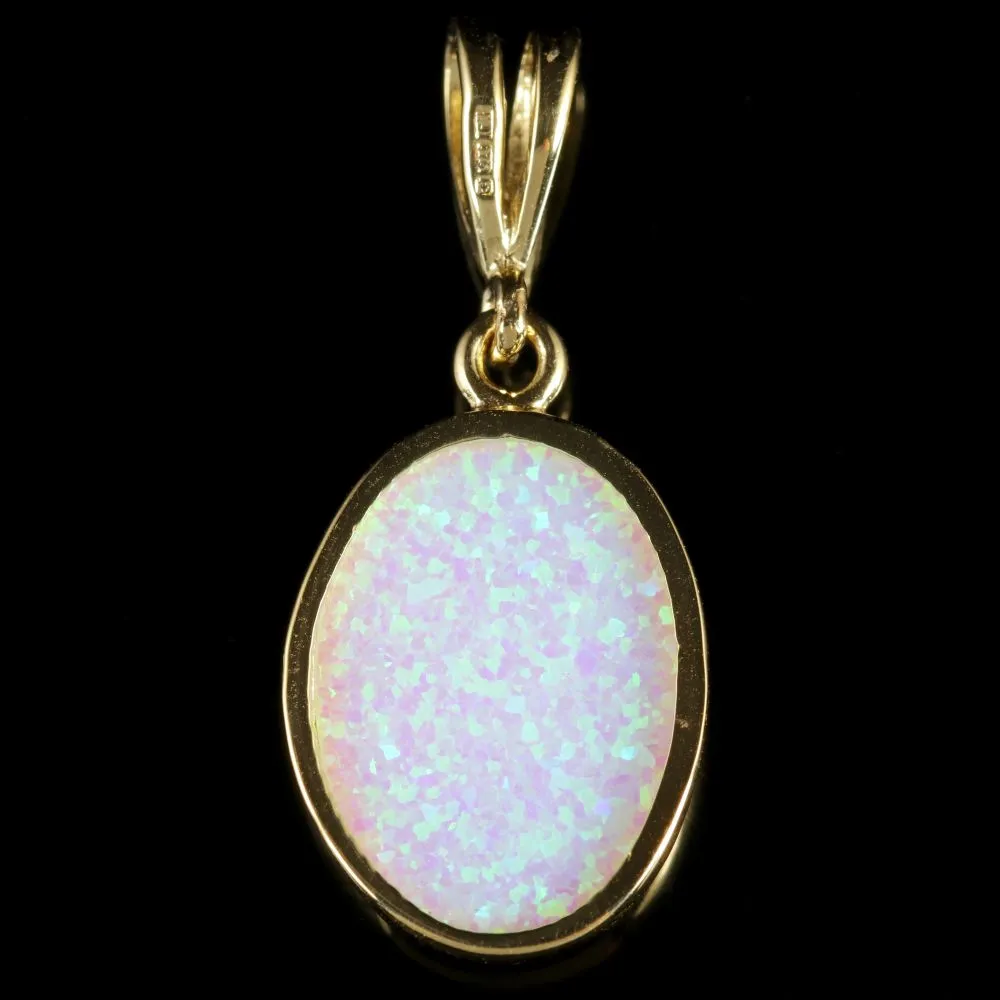 Opal Gold Pendant 9Ct Gold