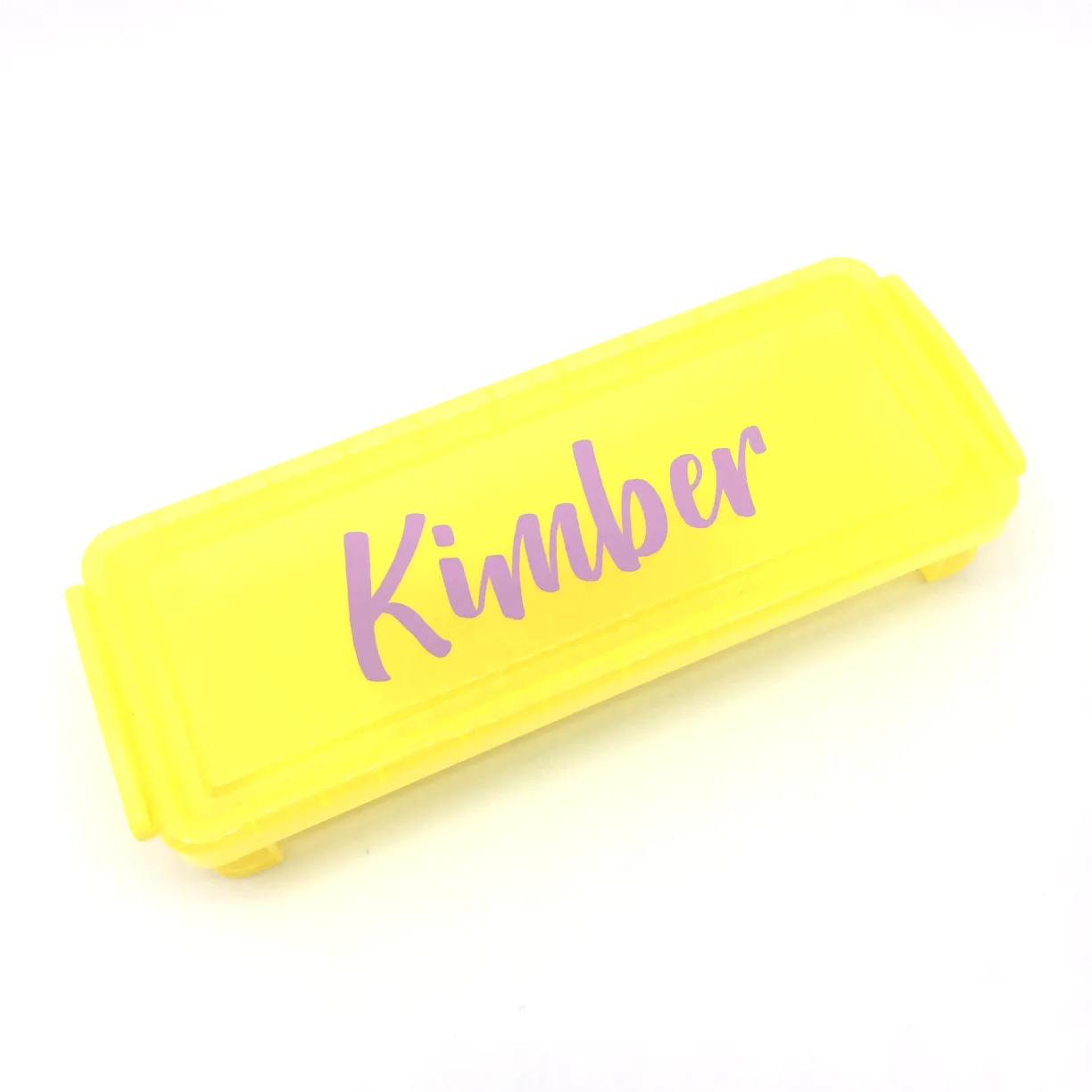 Plastic Pencil Case - Yellow