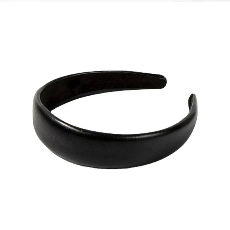 Pre Order:  Classic Padded Faux Leather Headband