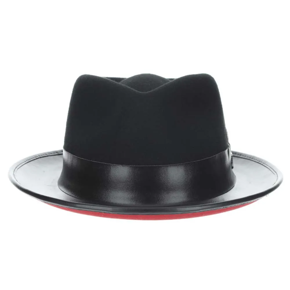 Provo - Stacy Adams Wool Felt Fedora Hat