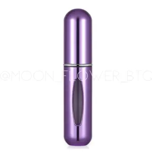 Purple Metallic Refillable Perfume Spray Atomizer