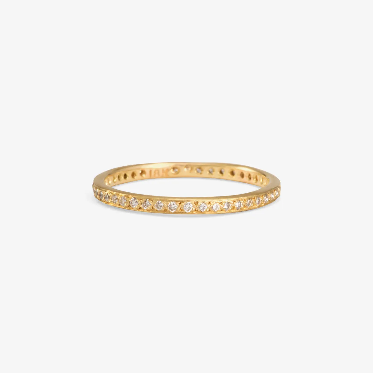 R0206W | White Diamond Eternity Band