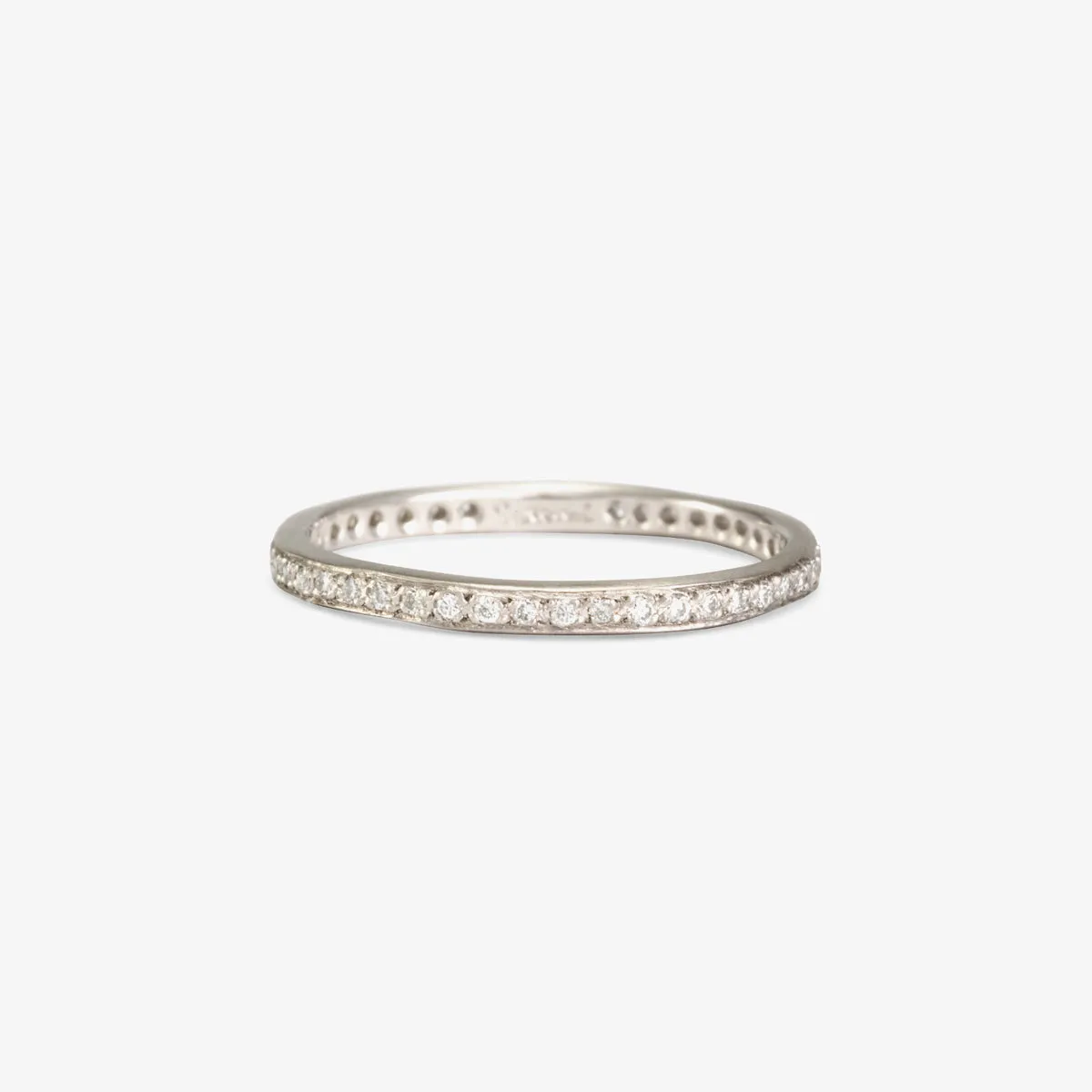 R0206W | White Diamond Eternity Band