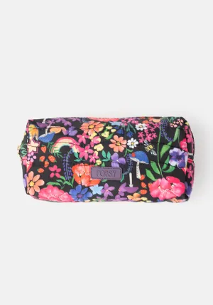 Rainbow Floral Print Popsy Pencil Case