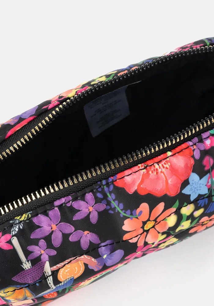 Rainbow Floral Print Popsy Pencil Case