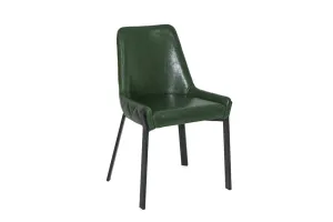 Regan - Green Faux Leather Dining Chair