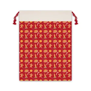 Reusable Christmas Gift Bag : Premium Santa Sack, Eco-Friendly Vintage Holiday Wrapping