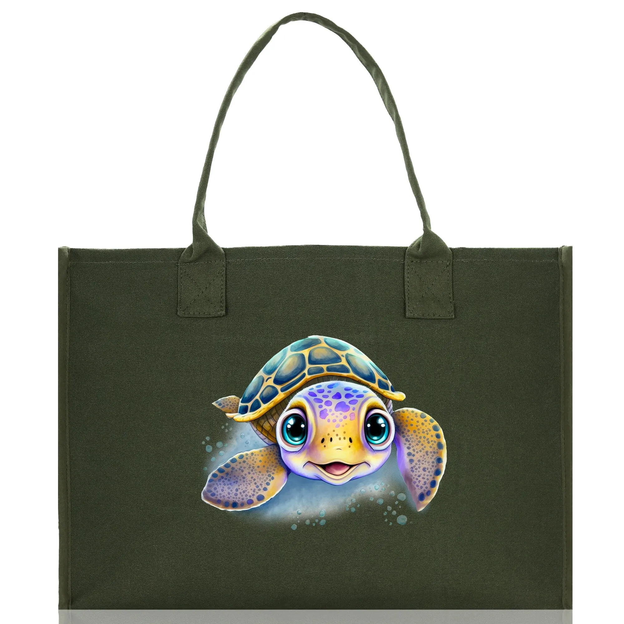 Sea Turtle Canvas Tote Bag Ocean Tote Bag Turtle Lover Tote Bag Animal Lover toTe Bag Ocean Lover Gift Tortoise Tote Bag Nature Lover Tote