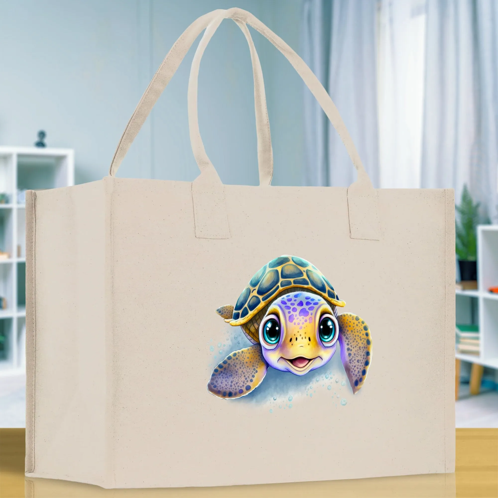 Sea Turtle Canvas Tote Bag Ocean Tote Bag Turtle Lover Tote Bag Animal Lover toTe Bag Ocean Lover Gift Tortoise Tote Bag Nature Lover Tote