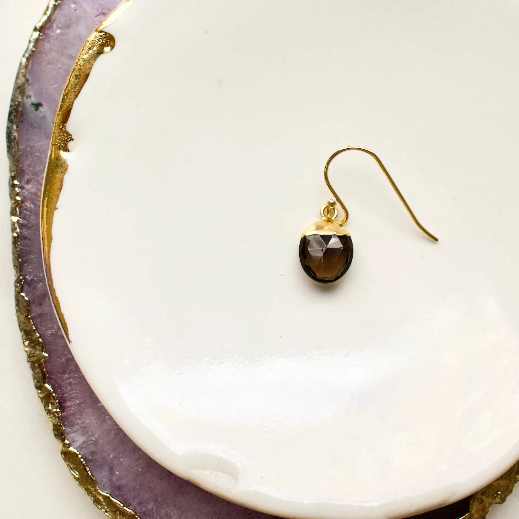 Semi Precious Drop Earrings 1215E