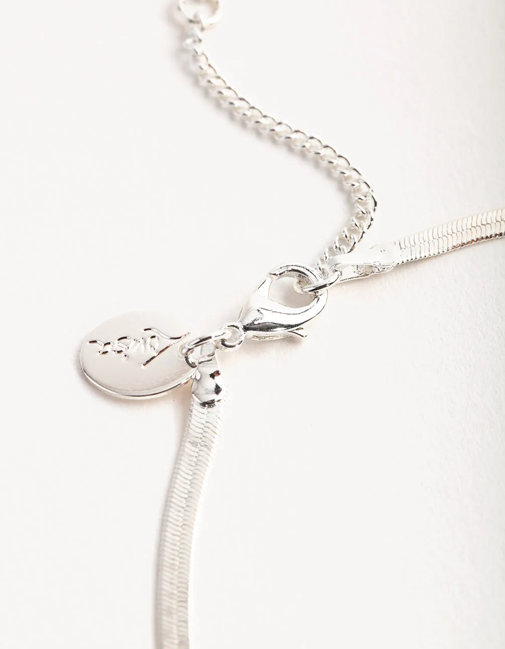 Silver Snake 60cm Necklace