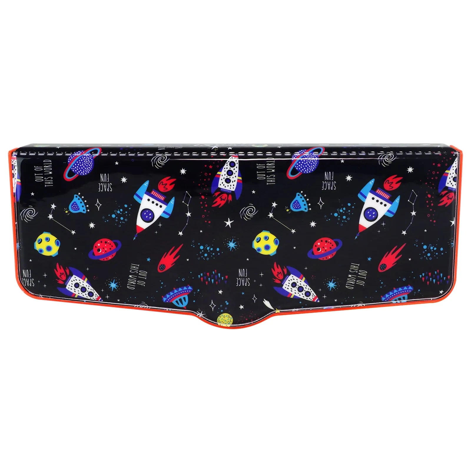 Smily Kiddos Pop Out Pencil Box Space Theme - Black Red-Sk16001724