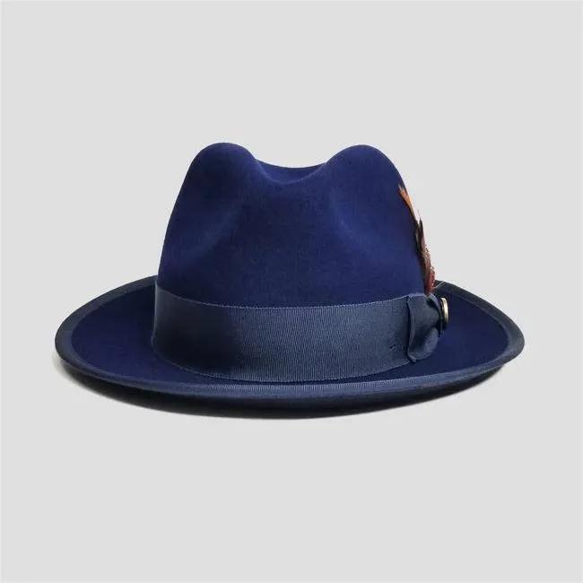 Sophisticate's Signature-Fedora Navy Blue