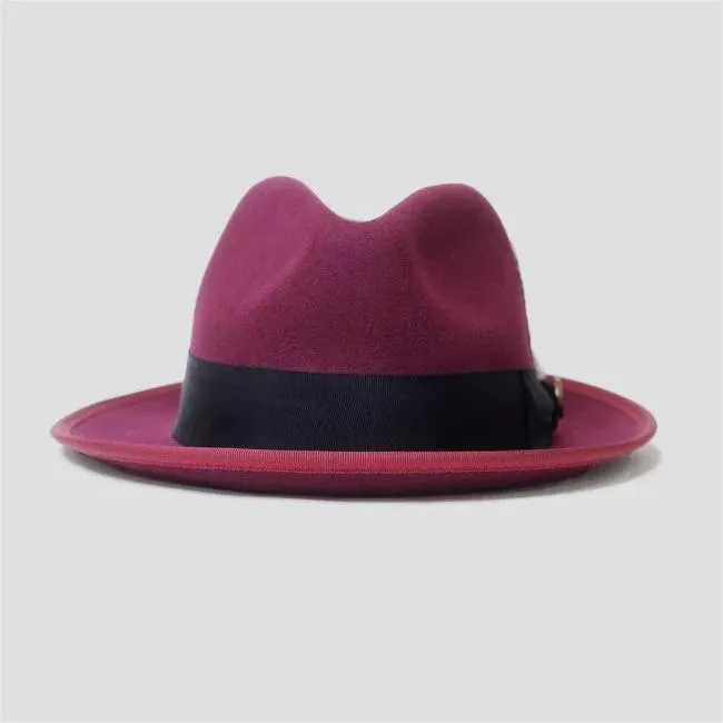 Sophisticate's Signature-Fedora Navy Blue