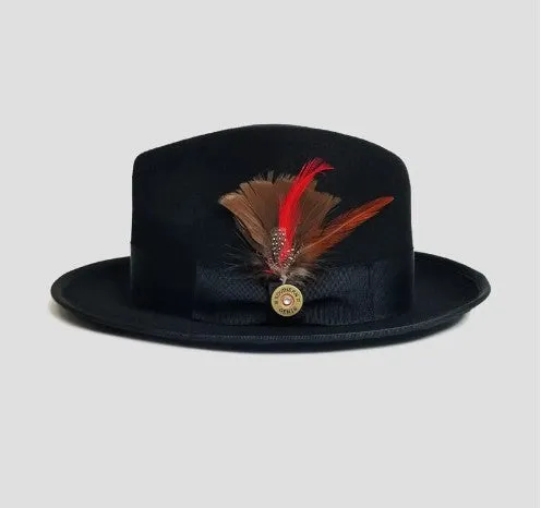 Sophisticate's Signature-Fedora Navy Blue