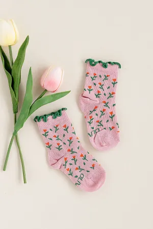 Spring Tulips Socks