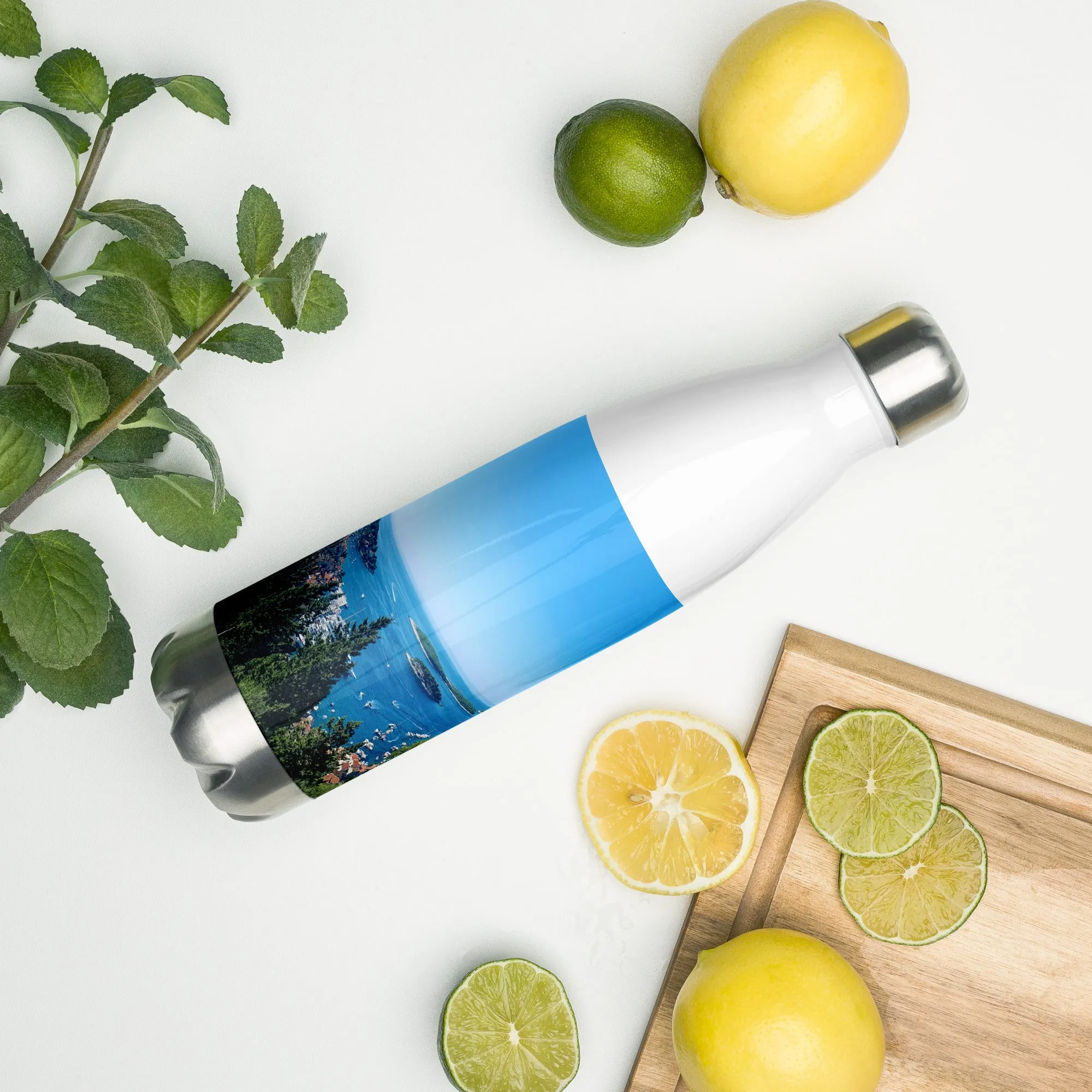 Stainless Steel Water Bottle with Hvar photo