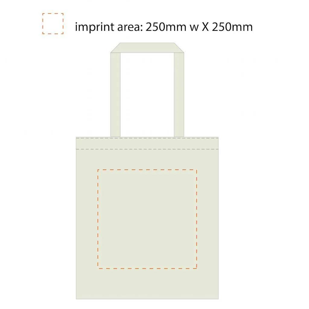 Stock Calico Tote Bag with Extra Long Handle(SCB-04D)