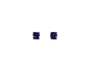 Tanzanite Stud Cushion Cut Ad No.1059 (5mm )