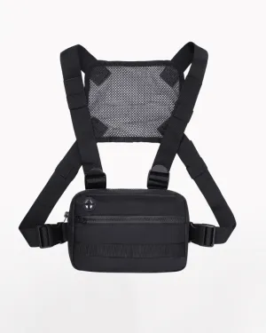 Techwear Mesh Zipper Sports Chest Bag