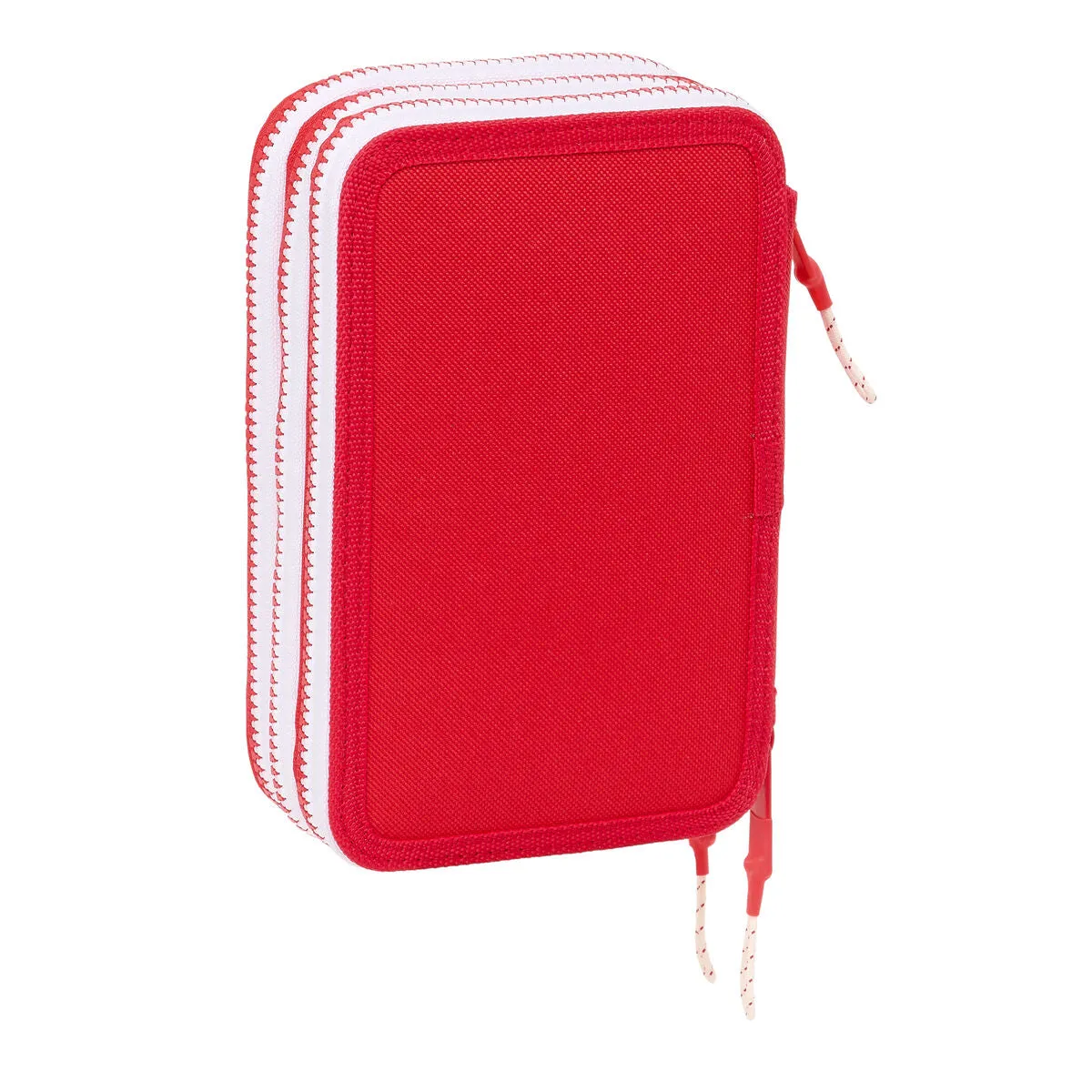 Triple Pencil Case Sevilla Fútbol Club Red 12,5 x 19,5 x 5,5 cm 36 Pieces