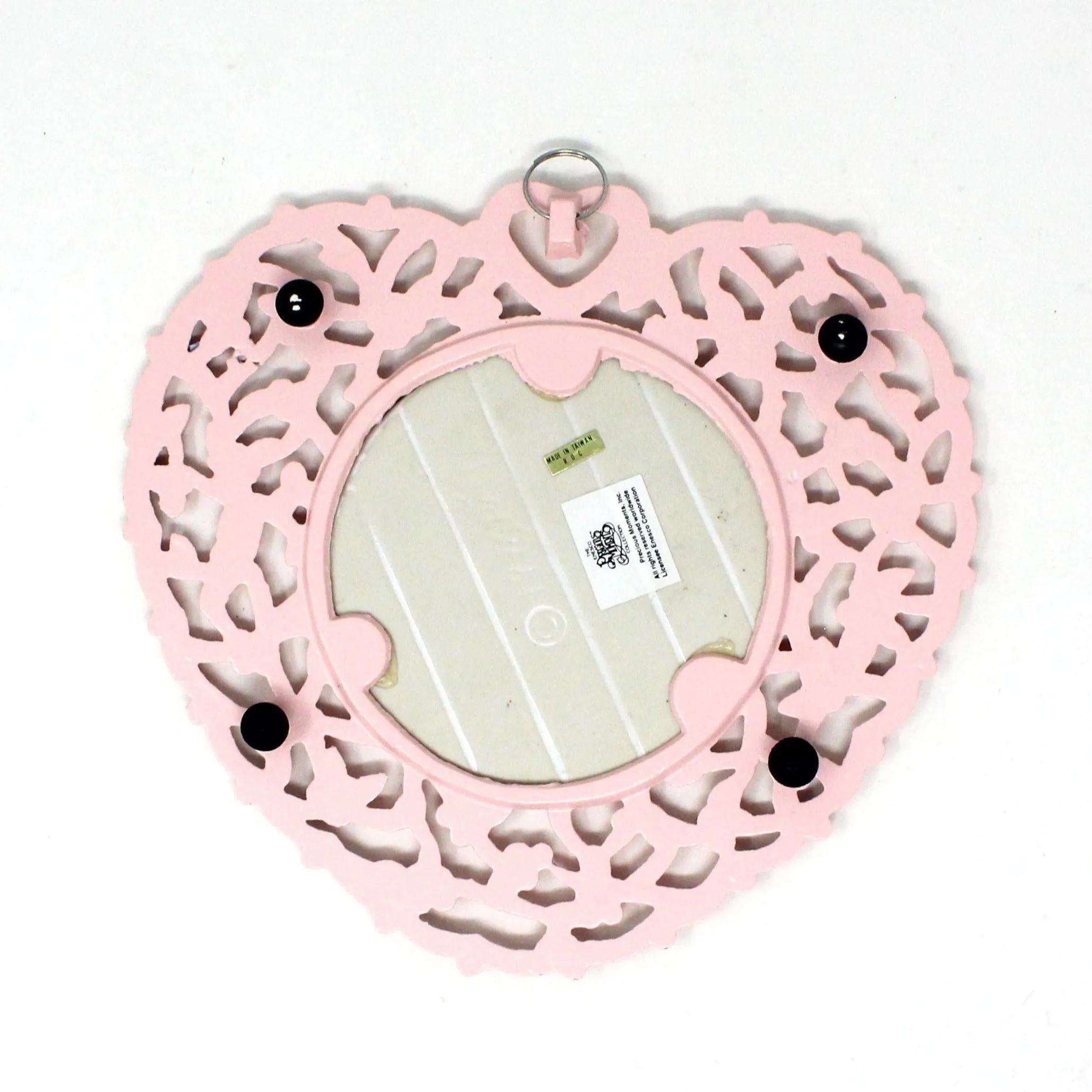 Trivet, Enesco, Precious Moments, Pink Cast Iron, Happiness Blooms..., Vintage