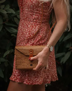 Vegan Mawi Rattan Bag