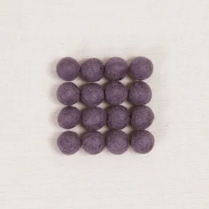 Violet Felt Balls