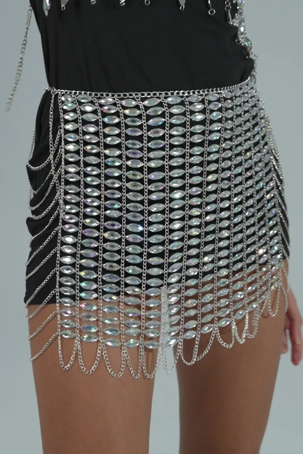 White Crystal Gem Skirt