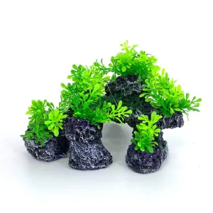 Zhen De Decoration - Rock Formation w/ Plants - 155S